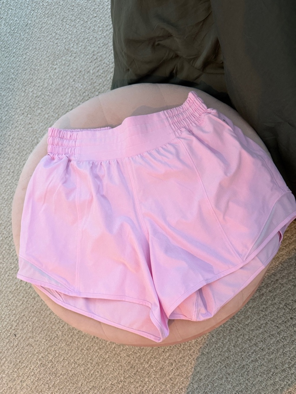 lululemon athletica Pink Layered Running Shorts